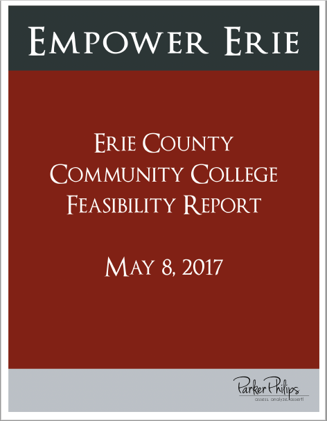 Erie County Community College Feasibility Report Cover